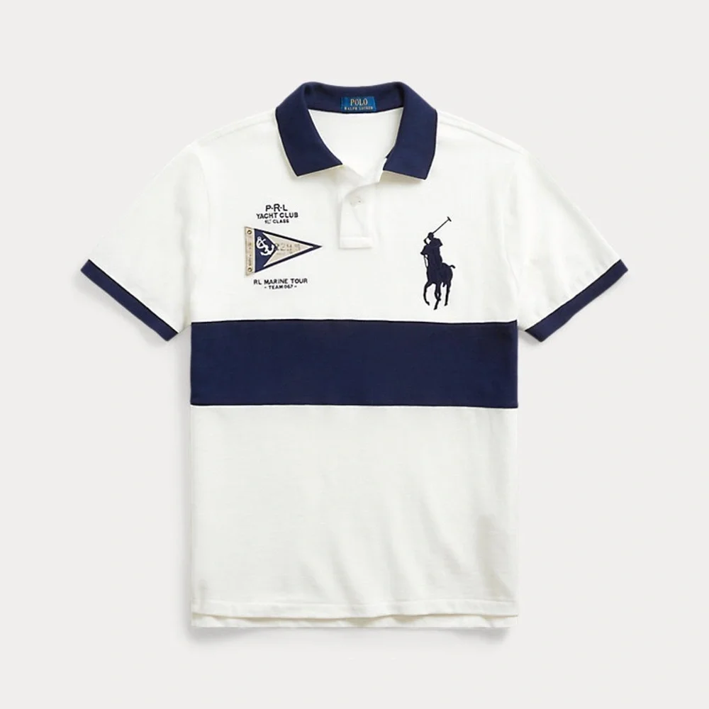 Polo Ralph Lauren Men's Mesh Yacht Club Polo Shirt XL Classic Fit